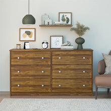 Load image into Gallery viewer, Akiyra 6 Drawer 53.54&#39;&#39; W Double Dresser
