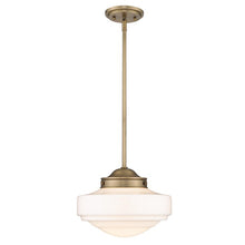 Load image into Gallery viewer, Akkaya 1 - Light Schoolhouse Pendant, 8.5&quot; H x 12&quot; W x 12&quot; D
