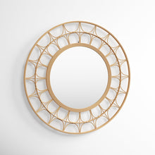 Load image into Gallery viewer, Alaia Round Wood Wall Mirror
