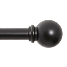 Load image into Gallery viewer, 28&quot; - 48&quot; Black Alanis Adjustable 0.625&quot; Single Curtain Rod (5 BOXES)
