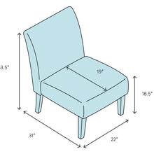 Load image into Gallery viewer, Alasia 22&#39;&#39; Wide Slipper Chair
