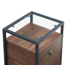 Load image into Gallery viewer, Alastor 23.62&#39;&#39; Tall 2 - Drawer Iron Nightstand
