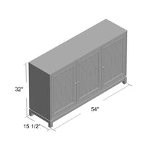 Load image into Gallery viewer, Antique Gray Alayna 54&#39;&#39; Wide Sideboard
