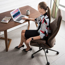 Load image into Gallery viewer, 27.56&#39;&#39; W X 26.48&#39;&#39; D X 48.62&#39;&#39; H Albaugh Executive Chair
