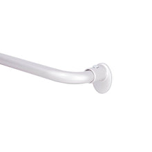 Load image into Gallery viewer, 48&quot; - 86&quot; Silver Alberton Adjustable 0.63&quot; Single Curtain Rod
