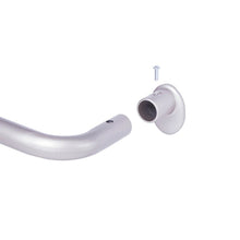 Load image into Gallery viewer, 48&quot; - 86&quot; Silver Alberton Adjustable 0.63&quot; Single Curtain Rod
