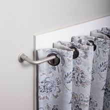 Load image into Gallery viewer, 48&quot; - 86&quot; Silver Alberton Adjustable 0.63&quot; Single Curtain Rod
