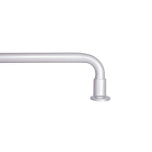 Load image into Gallery viewer, 48&quot; - 86&quot; Silver Alberton Adjustable 0.63&quot; Single Curtain Rod
