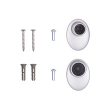 Load image into Gallery viewer, 48&quot; - 86&quot; Silver Alberton Adjustable 0.63&quot; Single Curtain Rod
