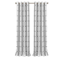 Load image into Gallery viewer, Albesa Geometric Room Darkening Thermal Grommet Single Curtain Panel, 52&quot;W x 95&quot;L
