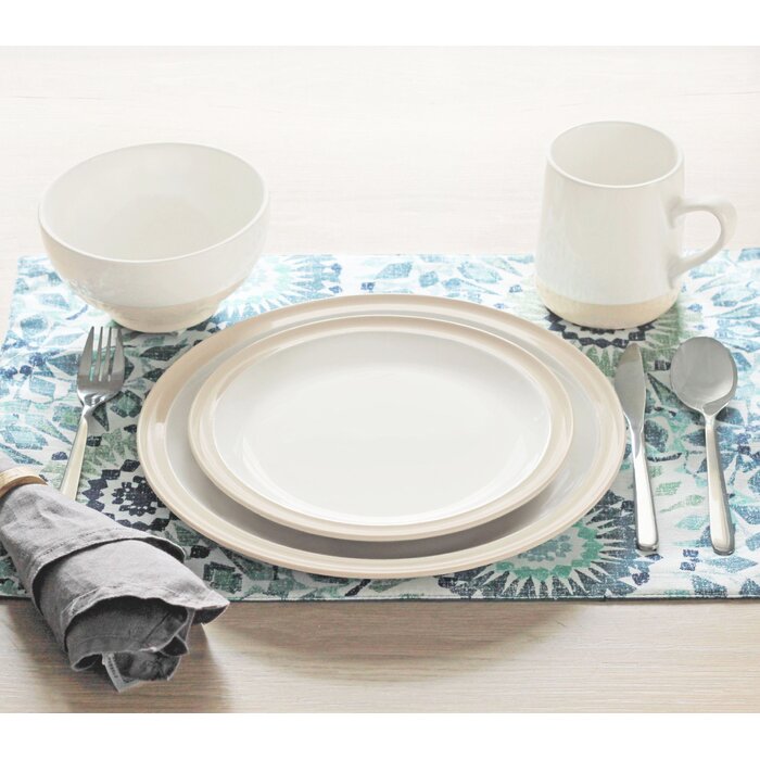 Aldo 16 Piece Dinnerware Set, Service for 4 #1277HW