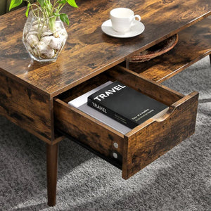 Aleeana Wood Coffee Table with Storage