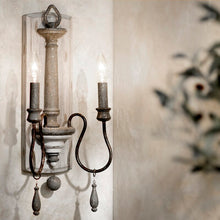 Load image into Gallery viewer, Alex 2 - Light Dimmable French Antique Candle Wall Light, EC1105
