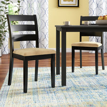 Load image into Gallery viewer, Alexa-Mae Ladder Back Side Chair in Black (Set of 2)
