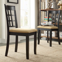 Load image into Gallery viewer, 19&quot;H Alexa-Mae Slat Back Side Chair in Black (Set of 2)
