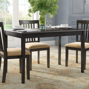30" H x 48" L x 32" W Alexa-Mae Solid Wood Dining Table