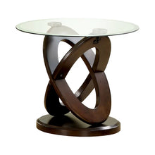 Load image into Gallery viewer, Alexa 22.25&#39;&#39; Tall Glass Cross Legs End Table
