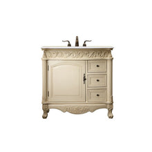 Load image into Gallery viewer, Alexis 36&quot; Single Bathroom Vanity Set Ivory
