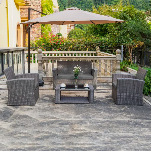 Alfonso 4 - Person Seating Group with Cushions