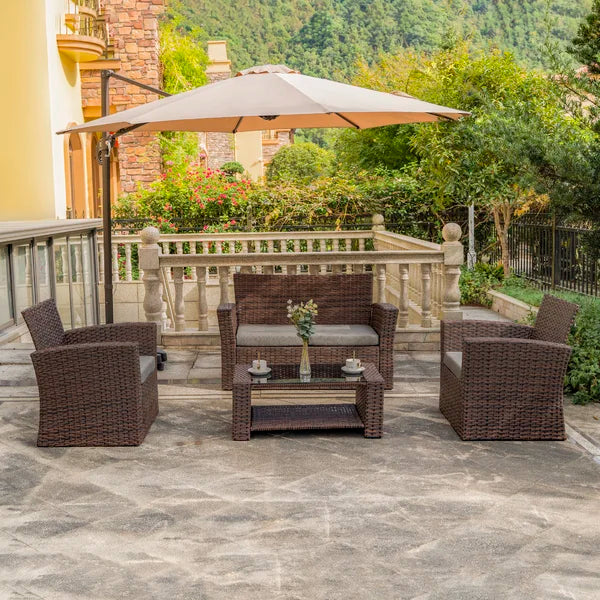 Alfonso 4 - Person Seating Group with Cushions