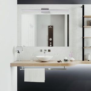 Brushed Nickel Alfonzie 1 - Light Dimmable LED Bath Bar