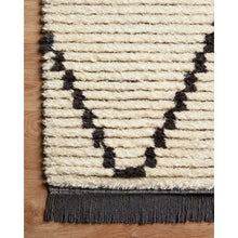 Load image into Gallery viewer, Alice Geometric Area Rug in Cream/Charcoal 9&#39;2&quot; x 13
