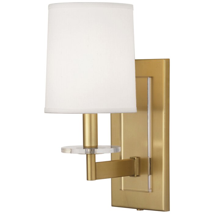 Antique Brass Alice Solid Brass Armed Sconce