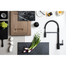 Load image into Gallery viewer, 5923EWBL Align Pull Down Touchless Single Handle Kitchen Faucet with Accessories MRM4309v
