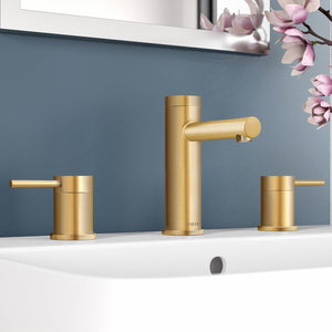 Brushed Gold Align Widespread Bathroom Faucet