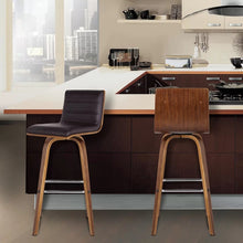 Load image into Gallery viewer, Walnut Alin Swivel Bar &amp; Counter Stool 1792AH
