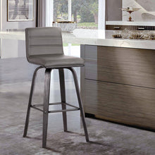 Load image into Gallery viewer, Black Alin Swivel Counter Stool
