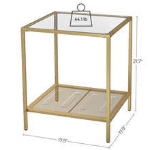 Load image into Gallery viewer, Alishan Glass End Table 3280AH/GL

