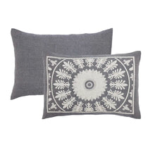Load image into Gallery viewer, Full Coverlet/Bedspread + 1 Bedspread + 2 Shams Denim Blue Alistair Standard Cotton Coverlet / Bedspread Set
