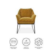 Load image into Gallery viewer, Alivia 26.5&#39;&#39; Wide Velvet Armchair

