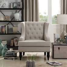 Load image into Gallery viewer, Aljaquan 29&#39;&#39; Wide Linen Chair
