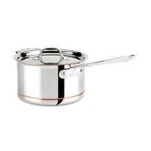 Load image into Gallery viewer, Copper Core® Stainless Steel Saucepan with Lid, 3 qt.
