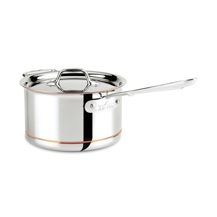 Copper Core® Stainless Steel Saucepan with Lid, 3 qt.