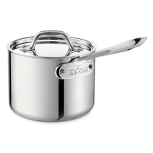 Load image into Gallery viewer, All-Clad D3 Stainless Steel 2 Qt. Saucepan with Lid

