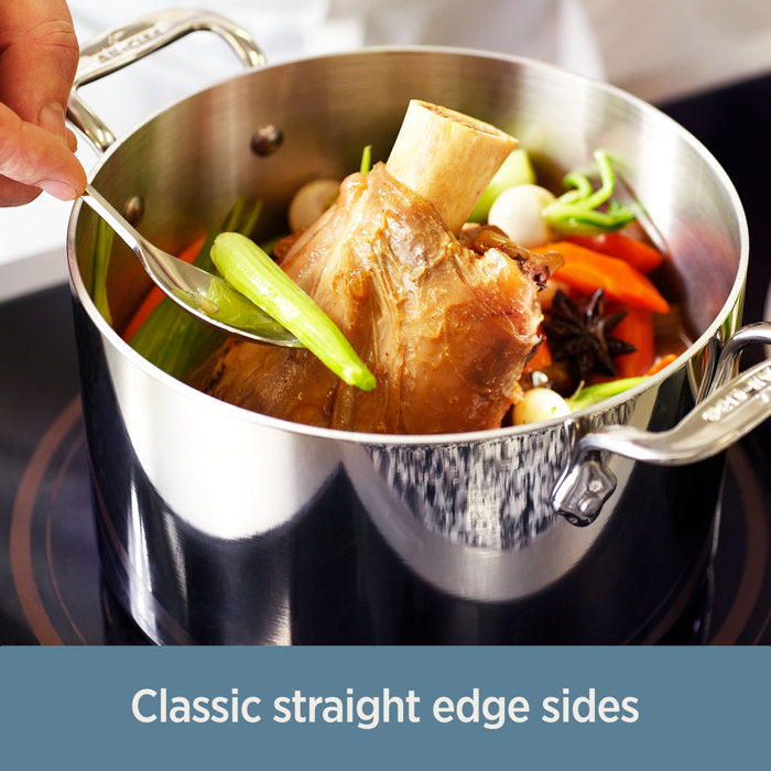 All-Clad D3 Stainless Steel 2 Qt. Saucepan with Lid