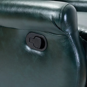 Allan 30.5'' Wide Faux Leather Manual Swivel Standard Recliner