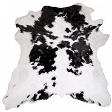 Load image into Gallery viewer, Alleman Animal Print Handmade Cowhide Area Rug in Black; White
