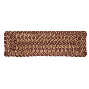 0.7' x 2'3" Allerton Red/Brown Stair Tread (Set of 15) MRM/GL2648