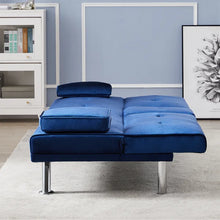 Load image into Gallery viewer, Alleyne Twin 65.3&#39;&#39; Wide Tufted Back Convertible Sofa with Storage
