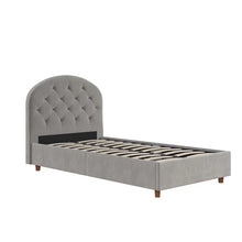 Load image into Gallery viewer, Twin Alli Tufted Upholstered Low Profile Platform Bed
