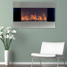 Load image into Gallery viewer, Allmar 36'' W Surface Wall Mounted Electric Fireplace
