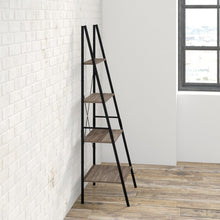 Load image into Gallery viewer, Gray Brown/Black Almanzar Ladder Bookcase #922HW
