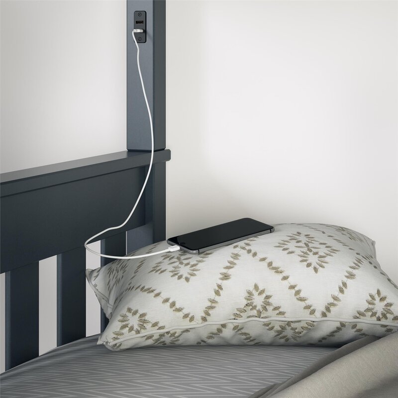 Almedacheatham Full Over Full Solid Wood Standard Bunk Bed by