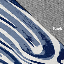 Load image into Gallery viewer, Rectangle 2&#39; x 3&#39; Almere Power Loom Chenille Navy Blue Rug
