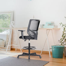 Load image into Gallery viewer, 25.5&#39;&#39; W x 25&#39;&#39; D x 43.3&#39;&#39; H Alonso-Rodriguez Ergonomic Drafting Chair
