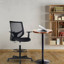 Load image into Gallery viewer, 25.5&#39;&#39; W x 25&#39;&#39; D x 43.3&#39;&#39; H Alonso-Rodriguez Ergonomic Drafting Chair
